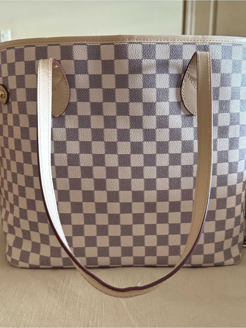 Daisy Rose checkered tote bag